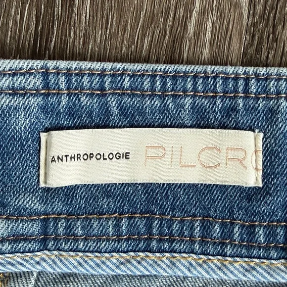 Anthropologie Blue Denim Skirt - Picture 3 of 5